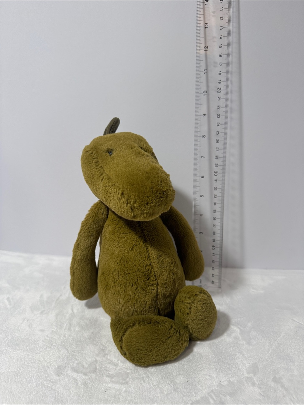 Jellycat Olive Green Bashful Dino Dinosaur Plush Medium 12" Stuffed Animal